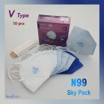 ماسک وی تایپ N99 رسپی نانو بسته 10 عددی - تصویر 10