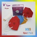 ماسک وی تایپ N99 رسپی نانو بسته 10 عددی - تصویر 9