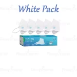ماسک فیش تایپ (سه بعدی) N95 رسپی نانو سایز بزرگ بسته 25 عددی - تصویر 2