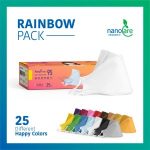 ماسک فیش تایپ (سه بعدی) N95 رسپی نانو سایز نوجوان بسته 25 عددی