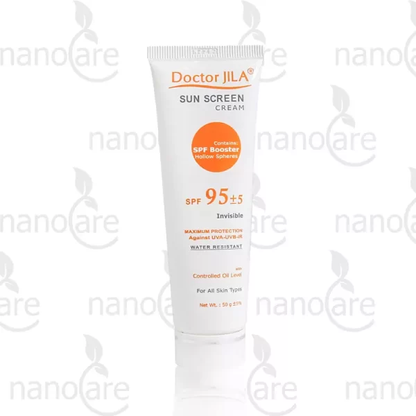 کرم ضد آفتاب دکتر ژیلا مدل بی رنگ Invisible با Spf 95 حجم 50 میلی لیتر